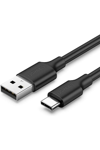 Ugreen 60116 USB-C to USB-A 3A QC Hızlı Şarj Kablosu 1 Metre Siyah