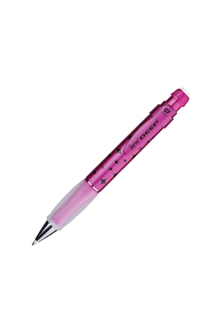 Deep Mekanik Kurşun Kalem 0.7 Mm Metalik Pembe Pırıltı Deseni