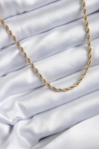 Mey İthalat 316l Çelik Gold Renk 60 Cm Burgu Model Kadın Kolye Çok Renkli 87917776