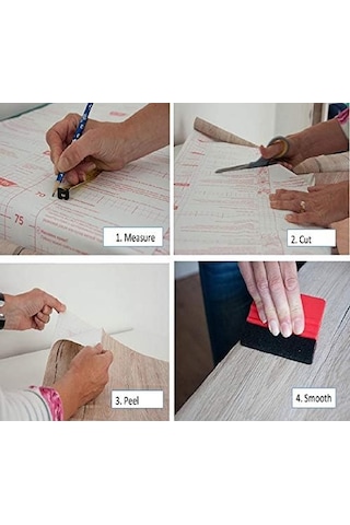 D-c-fix 346-0219-4pk Dekoratif Kendinden Yapışkanlı Film, Akçaağaç Ahşap, 43 Cm X 198 Cm Rulo, 4&apos Lü Paket Acı Kahve