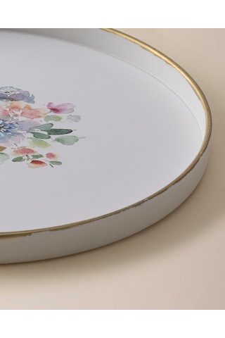 Leroy Yuvarlak Sunum Tepsi - Renkli Teps0000000142