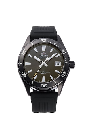 Orient Mako Ra-ac0q10n30b Otomatik Silikon Siyah Safir Cam 20 Atm 40 Mm Erkek Kol Saati Siyah