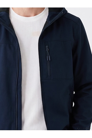 Lcwaıkıkı Classic Lacivert Regular Fit Kapüşonlu Erkek Ceket