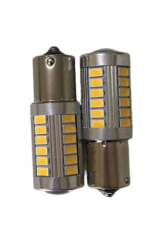 12V 93 LED TEK DUY TURUNCU MERCEKLİ 33 LEDLİ AMPUL