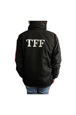 Siyah Astarlı Yağmurluk, TFF Armalı ve TFF Yazılı K0152 Siyah