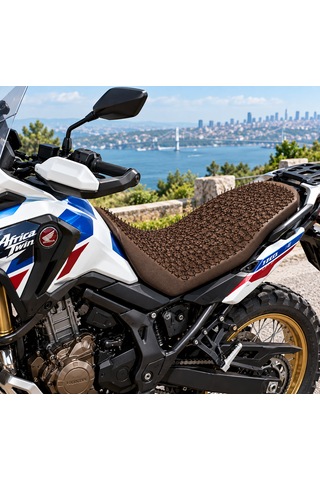 Arkado Motosiklet Sele Matı Kahverengi 10 Adet