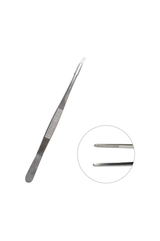 Barışhan Medikal Büyük Boy Dikiş Atma Penset 6.2inç/15.7cm Gri Dikiş Eğitim Materyali