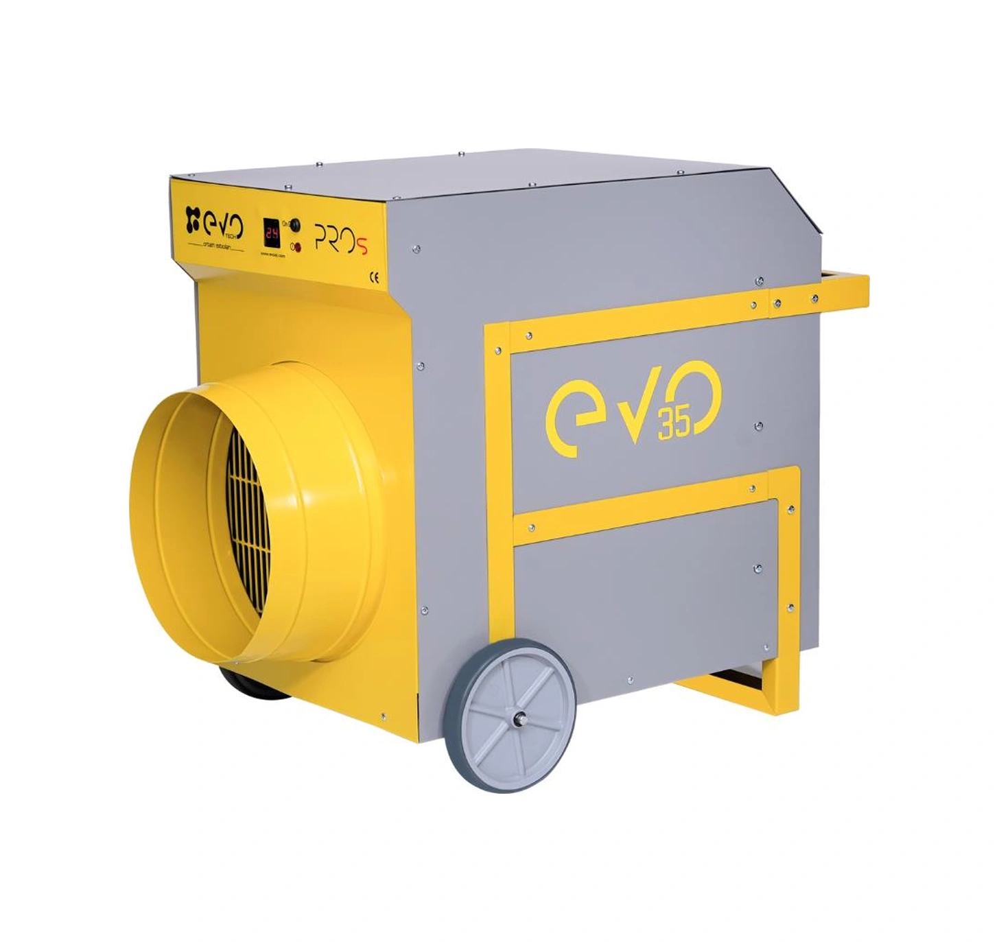 Evo35 Pros - 35 Kw Kumandalı Ve Dijital Endüstriyel Elektrikli Fanlı Isıtıcı