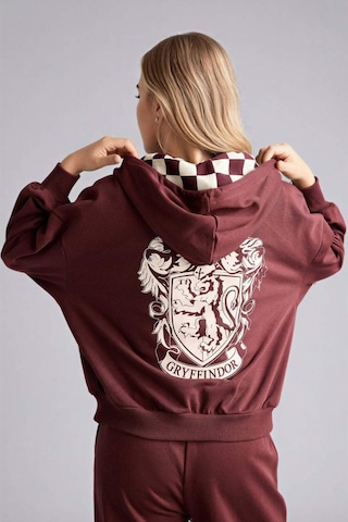 Defacto Harry Potter Oversıze Kapüşonlu Baskılı Hırka H0242ax26spbn320 Kahve-bn320