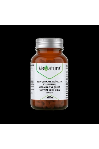 Venatura Beta Glukan Ekinezya Kuşburnu C Vitamini Çinko 30 Kapsül