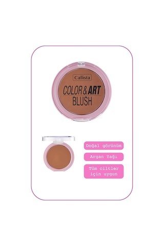 Callista Color Art Blush Toz Allık - 130 Copper My Way