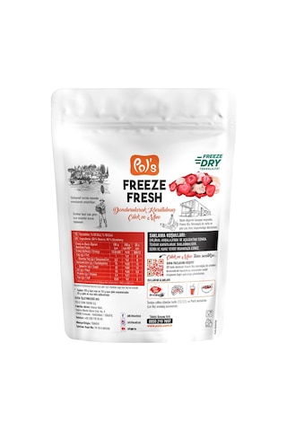 Pol's Freeze Fresh Dondurularak Kurutulmuş Muz - Çilek Mix 20 G 20 G