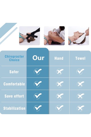 Yifomall Boyun Egzersiz Ve Decompressyon Kemer - Omuz Ve Boyun Ağrısı Giderici - Kıkırdak Bakımı Ve Spinal Egzersiz Aracı