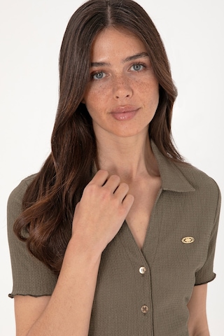 U.s. Polo Assn. Kadın Vizon Gömlek Örme 50299926-vr052 Vizon