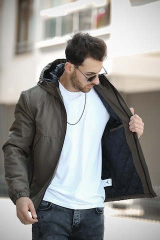 Oksit Jestad Su İtici Kapüşonlu Slim Fit Erkek Mont 001
