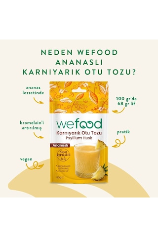 Wefood Ananaslı Karnıyarık Otu Tozu 90 G 8683347037728 Diğer