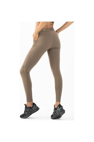 Maraton Active Slimfit Kadın Fitness Kakao Tayt 21974-kakao Kahverengi