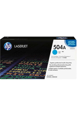 Hp 504A-Ce251A Mavi Toner Cm3530 ( 7.000 Sayfa)