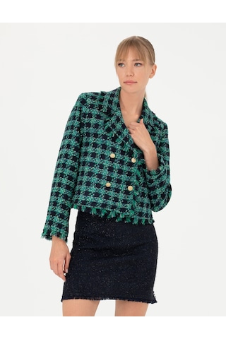 Pierre Cardin Kadın Petrol Ceket 50273097-vr102 Petrol