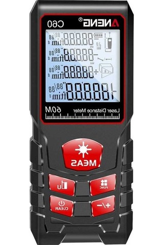 Tongxida 60m İrade Lazer Ölçer, 3mm Hassasiyet, Ip54 Su Toz Dayanıklı