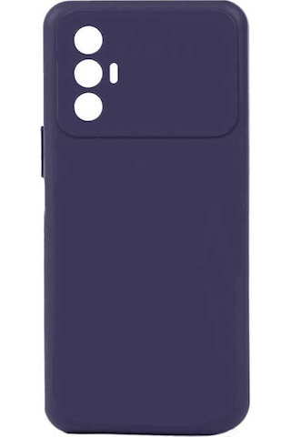 Goocamp Tecno Spark 8 Pro Kılıf Biye Silikon - Siyah Siyah