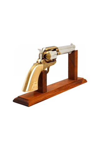 Denix Dekoratif Cal.45 Peacemaker Revolver 5½'' 30.5 Cm , Amerika 1873