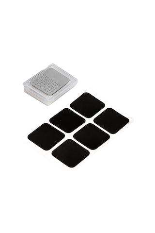 Homyl Bisiklet Lastiği Yaması Tutkalsız İç Tüp Yamaları Siyah