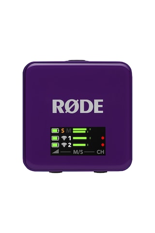 Wireless Go Iı Gen 3 3.nesil, İki Vericili, 32-bit Kayıt Özellikli Kablosuz Mikrofon Seti Mor