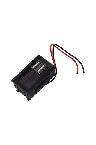 12v Akü Kapasite Göstergesi - 5v 2a Usb Çıkışlı