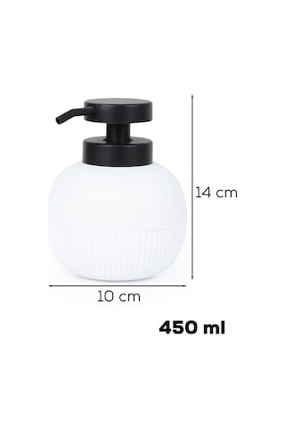 Porsima 3119 Banyo Ve Mutfak Sıvı Sabunluk 450ml Beyaz Beyaz