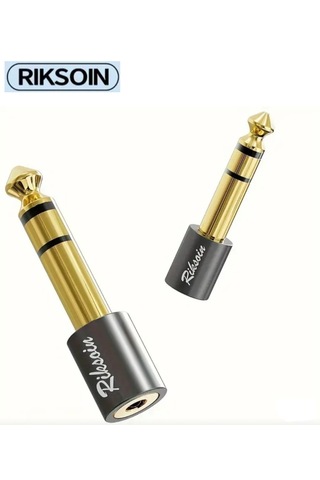 Riksoin 6.5mm To 3.5mm Dönüştürücü Ses Adaptörü Hi-fi Ses Teknolo