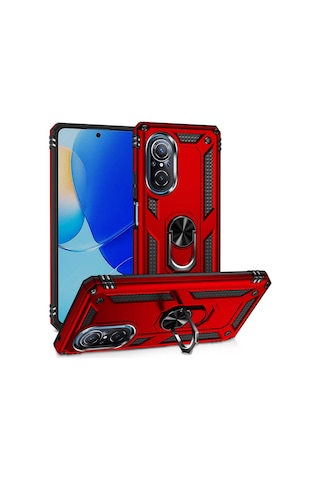 Goocamp Huawei Nova 9 Se Kılıf Vega Kapak - Kırmızı Kirmizi