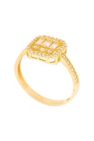 Cigold Taşlı Yüzük 14 Ayar Altın 2.01 Gr Oa-c11601029186 Renkli