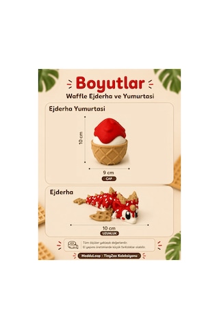Waffle Ejderha Ve Yumurtası Hareketli Figür Oyuncak