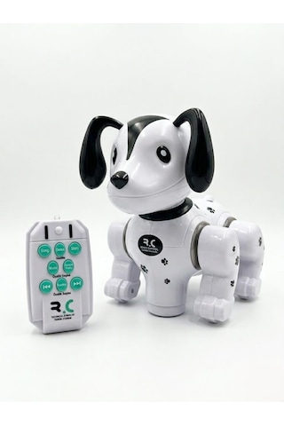 İnteraktif Akıllı Robot Köpek - Led Işıklı, Şarkı Söyleyen Ve Dans Eden Uzaktan Kumandalı Eğitici Oyuncak