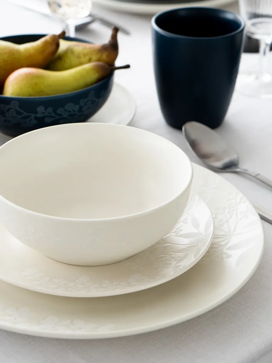 Korall Herbarium Krema 19 Cm Servis Tabağı Seti 2 Adet 279364114 Sütlü