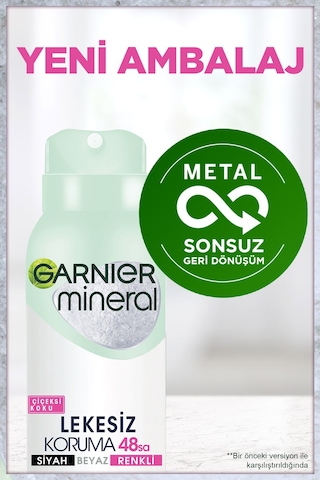 Garnier Mineral Lekesiz Koruma Antiperspirant Kadın Deodorant 150 ML