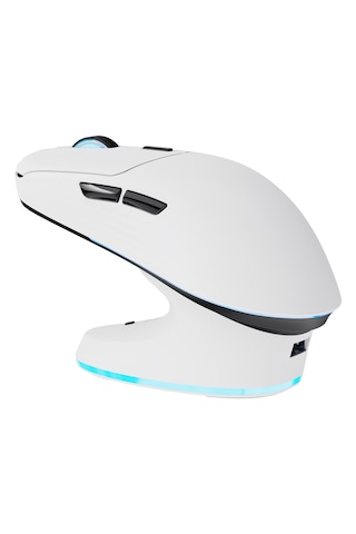 Thunderobot Ml7 White Şarj İstasyonlu Rgb Kablosuz Gaming Mouse -