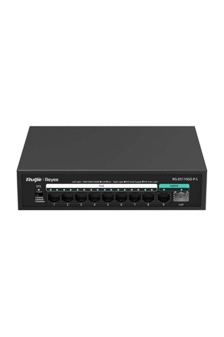 Ruijie-reyeerg-es110gs-p-l 8 Port Poe+ 10-100-1000 Mbps 1 Port 10-100-1000 Mbps Uplink + 1 Port Sfp-133894