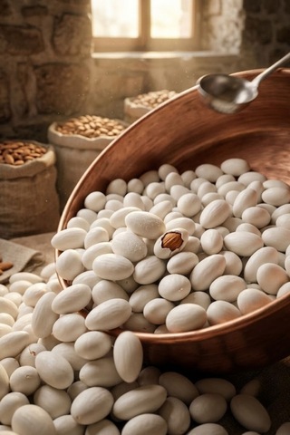 Geleneksel Elazığ Badem Şekeri - İnce Kaplamalı, Bol Bademli Ve Doğal Lezzet 1kg