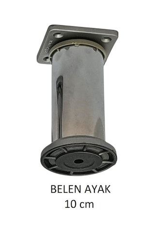 Belen Ayak 10cm Vidalar Dahil Krom Krom