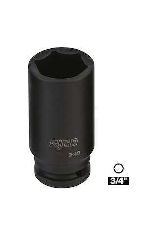 Rıco 3/4 Altı Köşe Havalı Derin Lokma 41 Mm