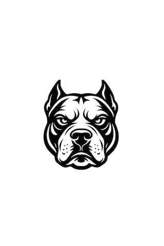 Pitbull Köpek Tasarımlı Oto Sticker - Arka Cam, Araç, Motor, Bilgisayar Kasası, Dükkan, Vitrin Ve Kask Etiketi - Düz Yüzey Uyumlu Dekoratif Modifiye Aksesuar Siyah, Beyaz, Kırmızı, Hologram Renk Seçenekli 15x18cm