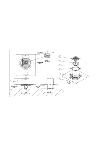 Hüppe Master X Yalıtımlı Noktasal Su Gideri 10x10mat Yndn