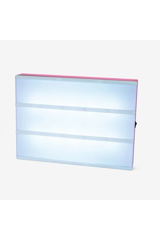 Flying Tiger Pembe Çerçeveli Ve Harfli A4 Led Işıklı Pano 21 29,7 Cm