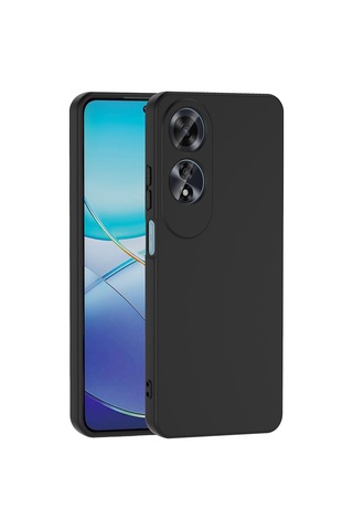 Zore Oppo A60 Uyumlu Nvth Mara Lansman Kapak-siyah