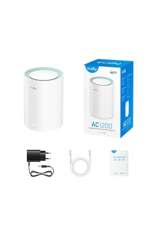 Cudy M1300 5/2.4ghz 867/300mbps,pptp/l2tp/openvpn/wireguard/ıpsecvpn,4dahili Anten,wi-fi Mesh Router