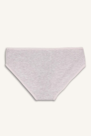 Defacto Kız Çocuk Penye 3lü Slip Külot G3636a825augr101 Gri