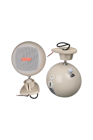Magicvoice Mv-12 7.5 Cm 20 Watt Komütatörlü Hat Trafolu Sütun Sarkık Hoparlör 2'li Okul Cami Konferans Salonu Hoparlörü