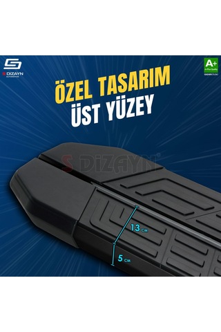 S-dizayn Fiat Doblo 3 Newline Siyah Yan Basamak 203 Cm 2023 Üzeri